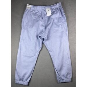 Nike Womens Plus Size 1X Fleece Jogger Sweatpants Lavender Purple DM3309-057 NEW